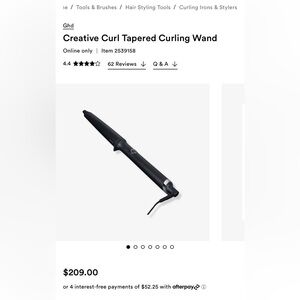 GHD curling wand